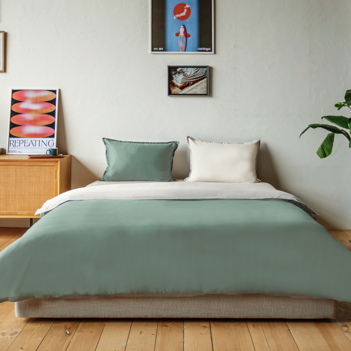 Постельное бельё Сатин двусторонний | ПОСТЕЛЬНОЕ БЕЛЬЕ САТИН ДВУСТОРОННИЙ КИПАРИС