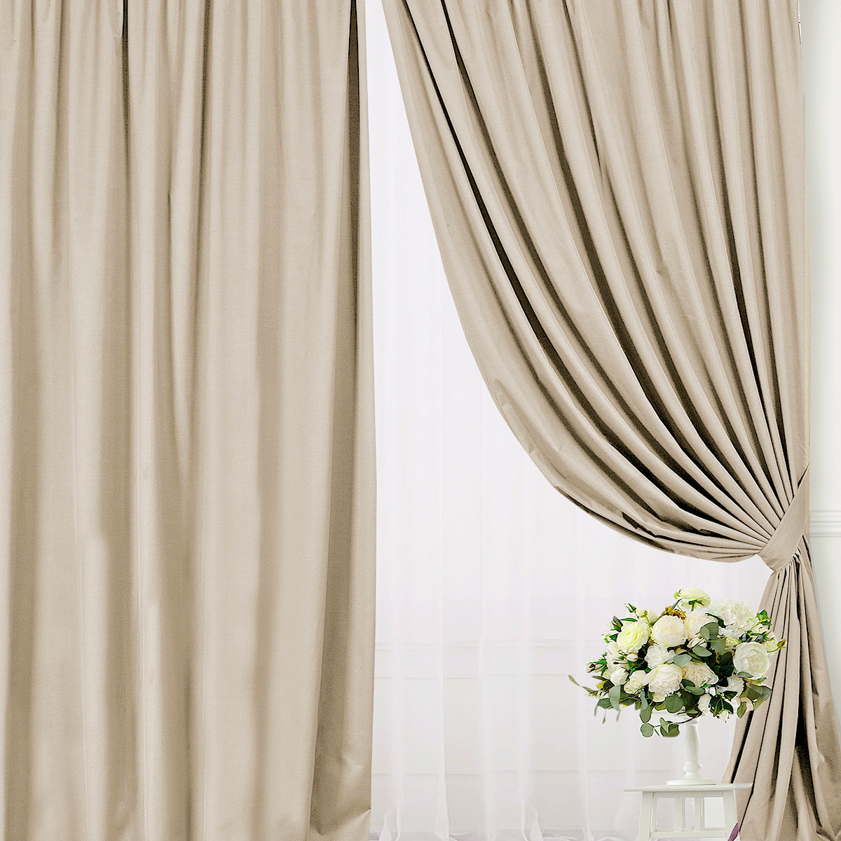 Шторы | ШТОРЫ ФЬЮДЖИ БЕЖЕВЫЙ